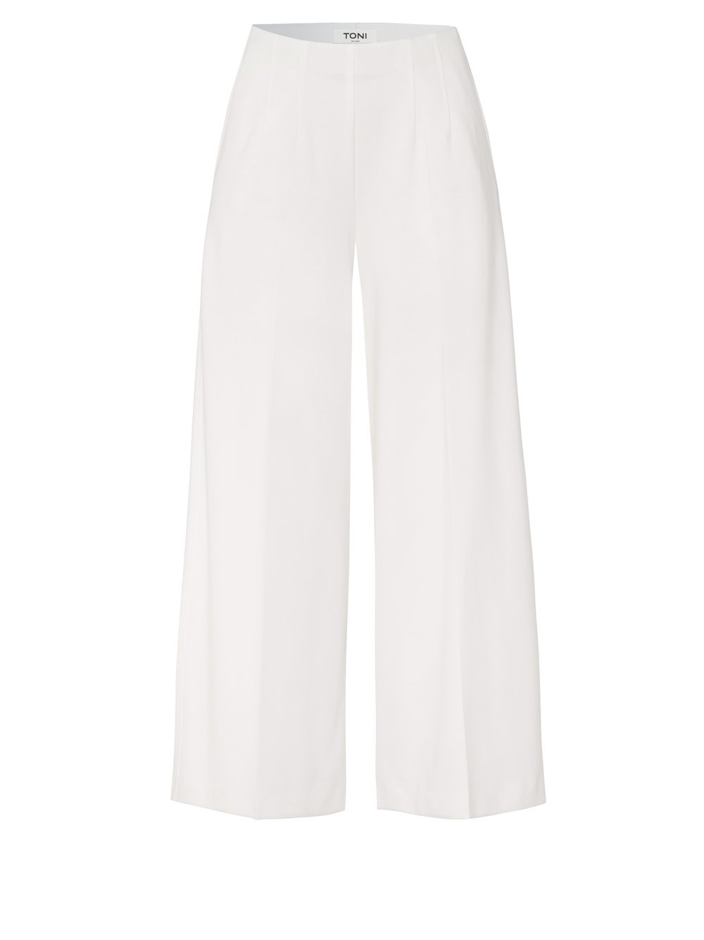 Damenhose Jenny Culotte in offwhite, Culotte aus Jersey, freigestellte Produktansicht