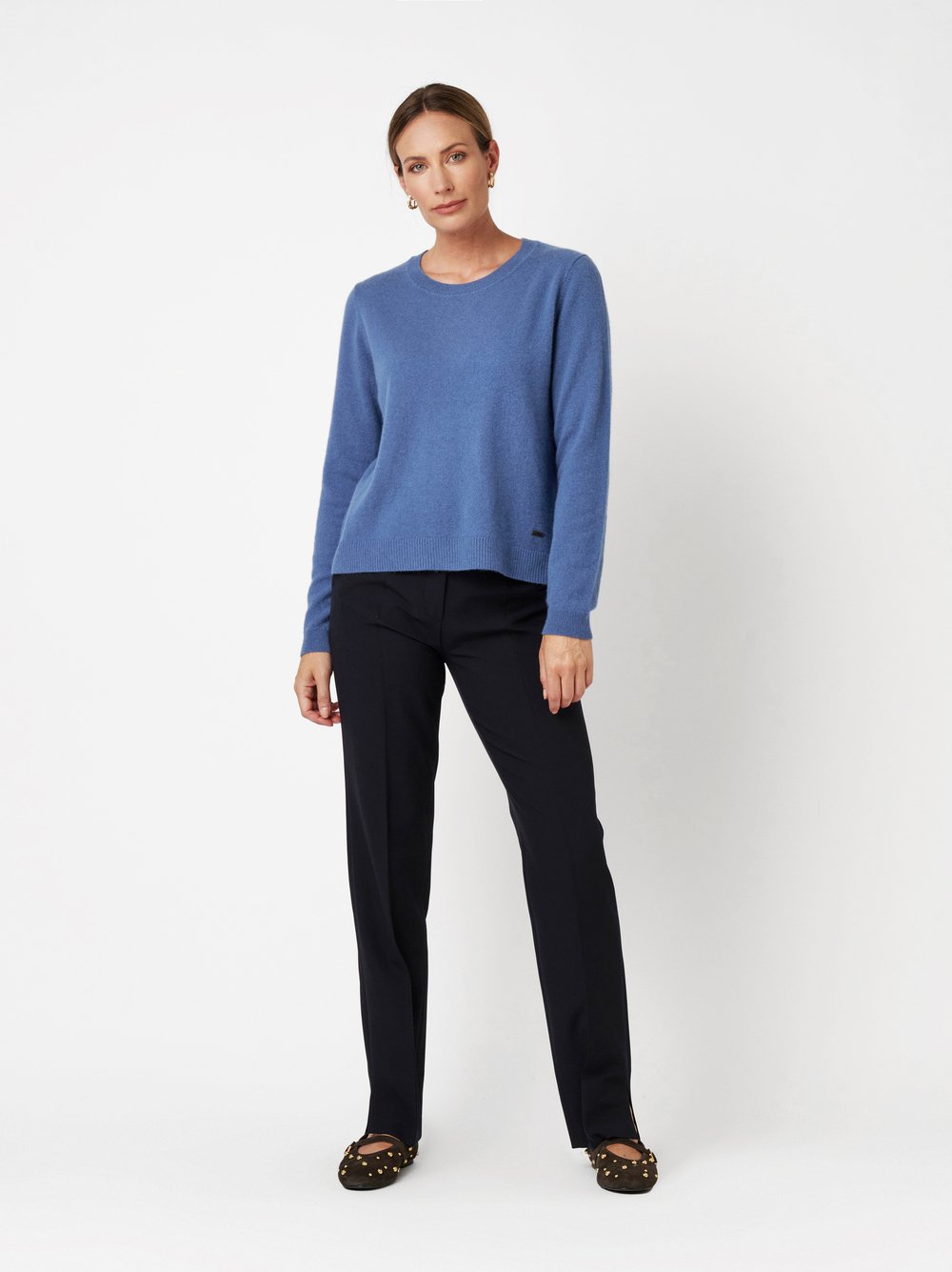 Pullover Gerit true blue Outfitansicht