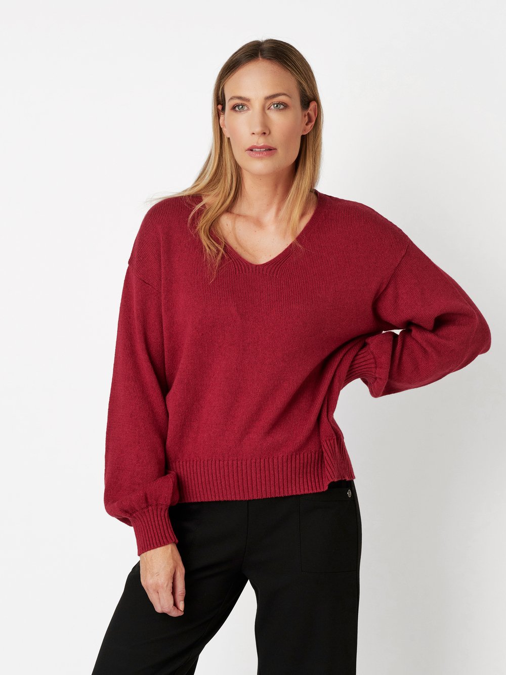 Pullover Ginger lipstick red Vorderansicht