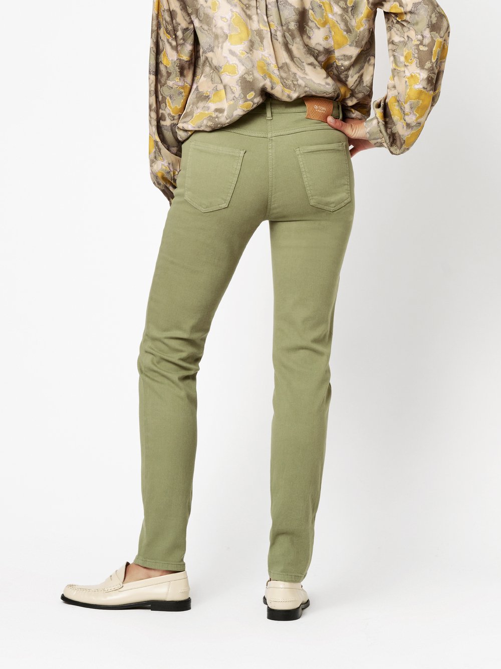 Jeans Perfect Shape khaki Rueckansicht Jeans Perfect Shape khaki Rueckansicht