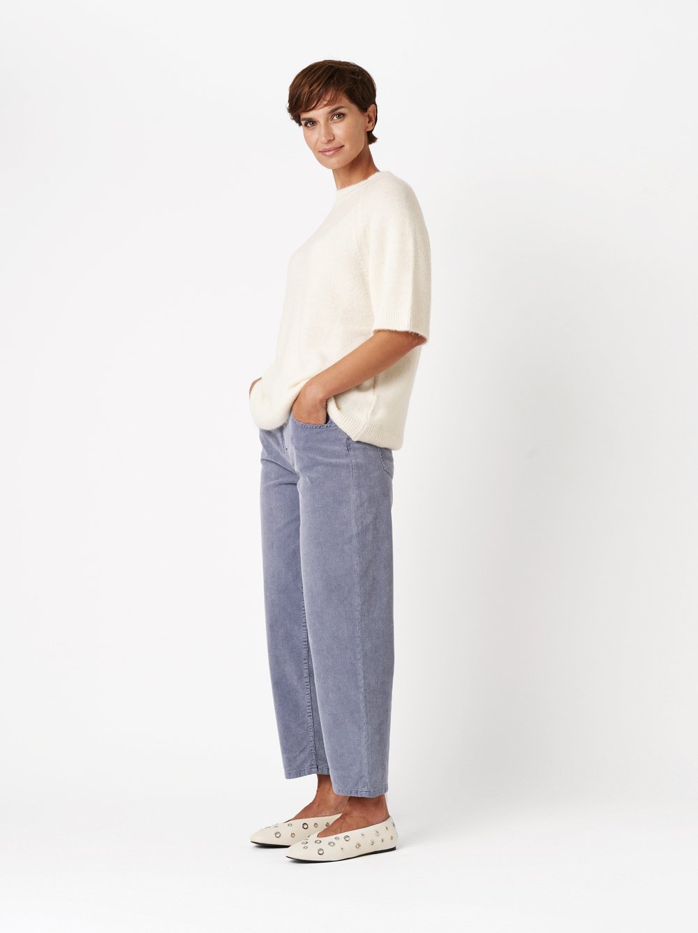 Trousers Liv blue outfit view