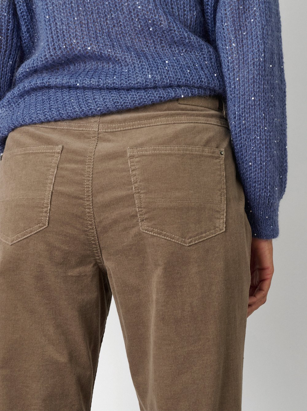 7/8-Cordhose im Chino-Stil | Style »Liv« Braun