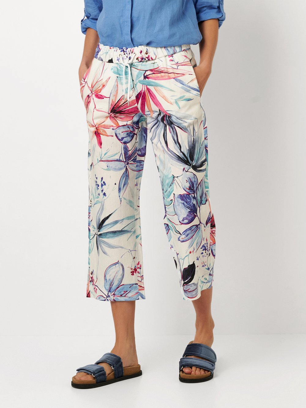 Hose Pia multicolour blue Vorderansicht