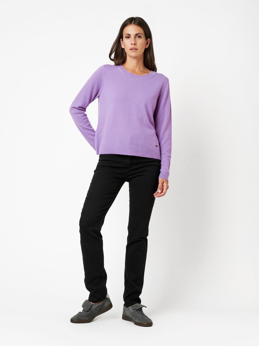 Pullover Gerit dark purple Outfitansicht