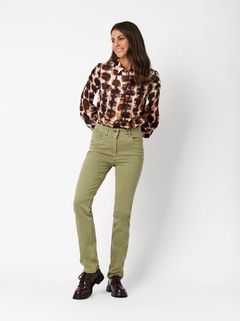 Jeans Be Loved khaki Outfitansicht