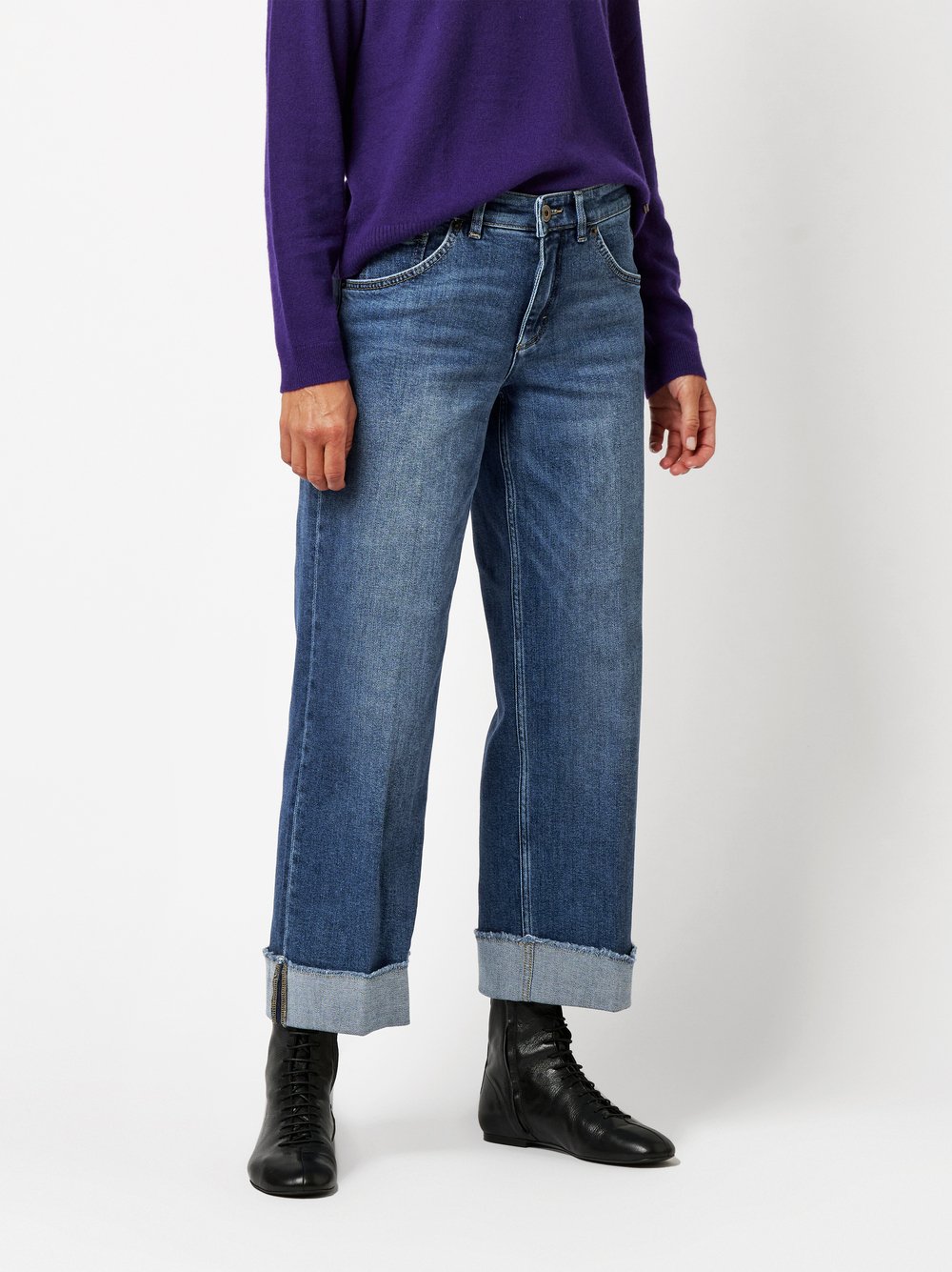 Jeans Liv mid blue Vorderansicht