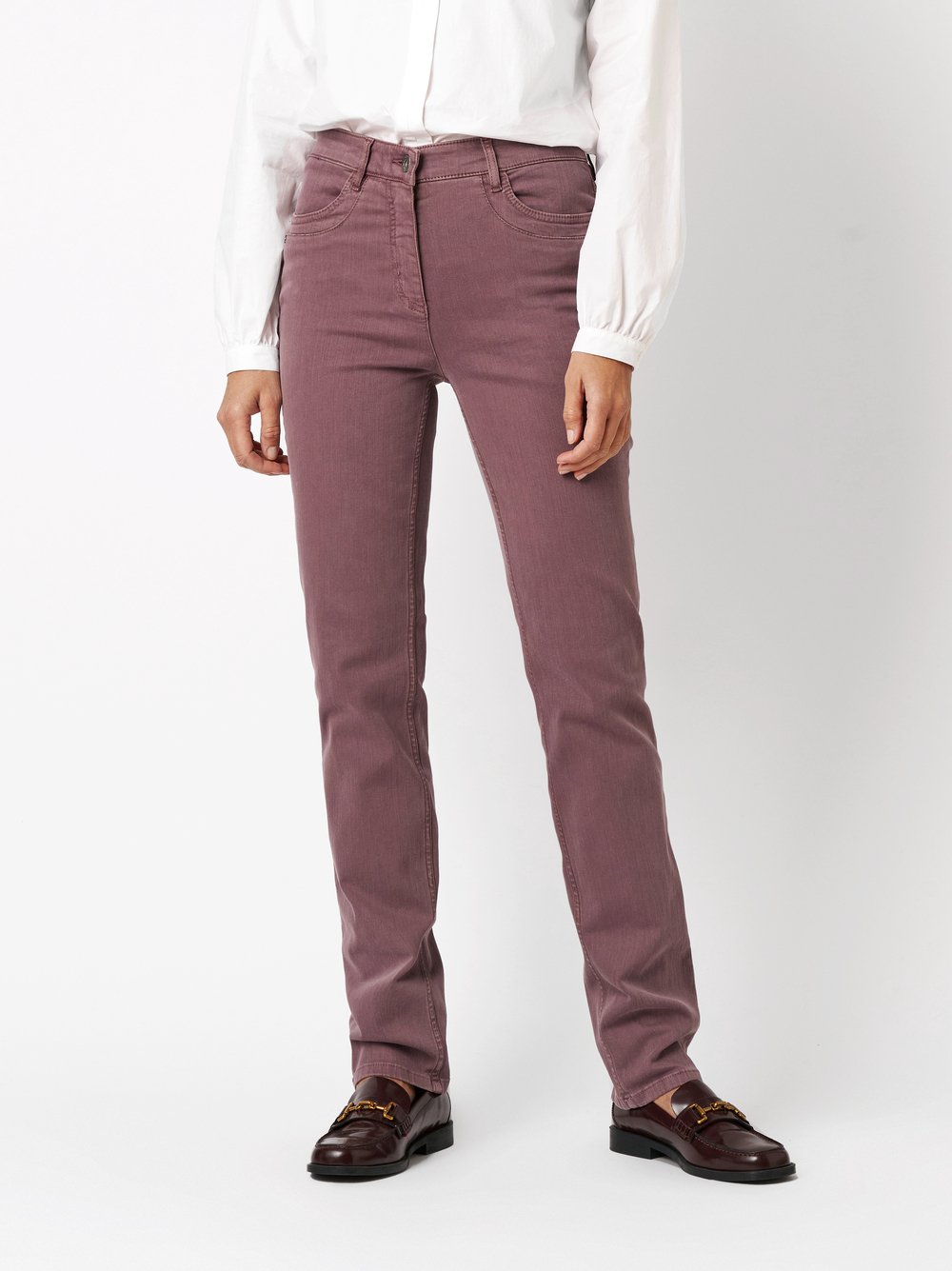 Jeans Be Loved mauve Vorderansicht
