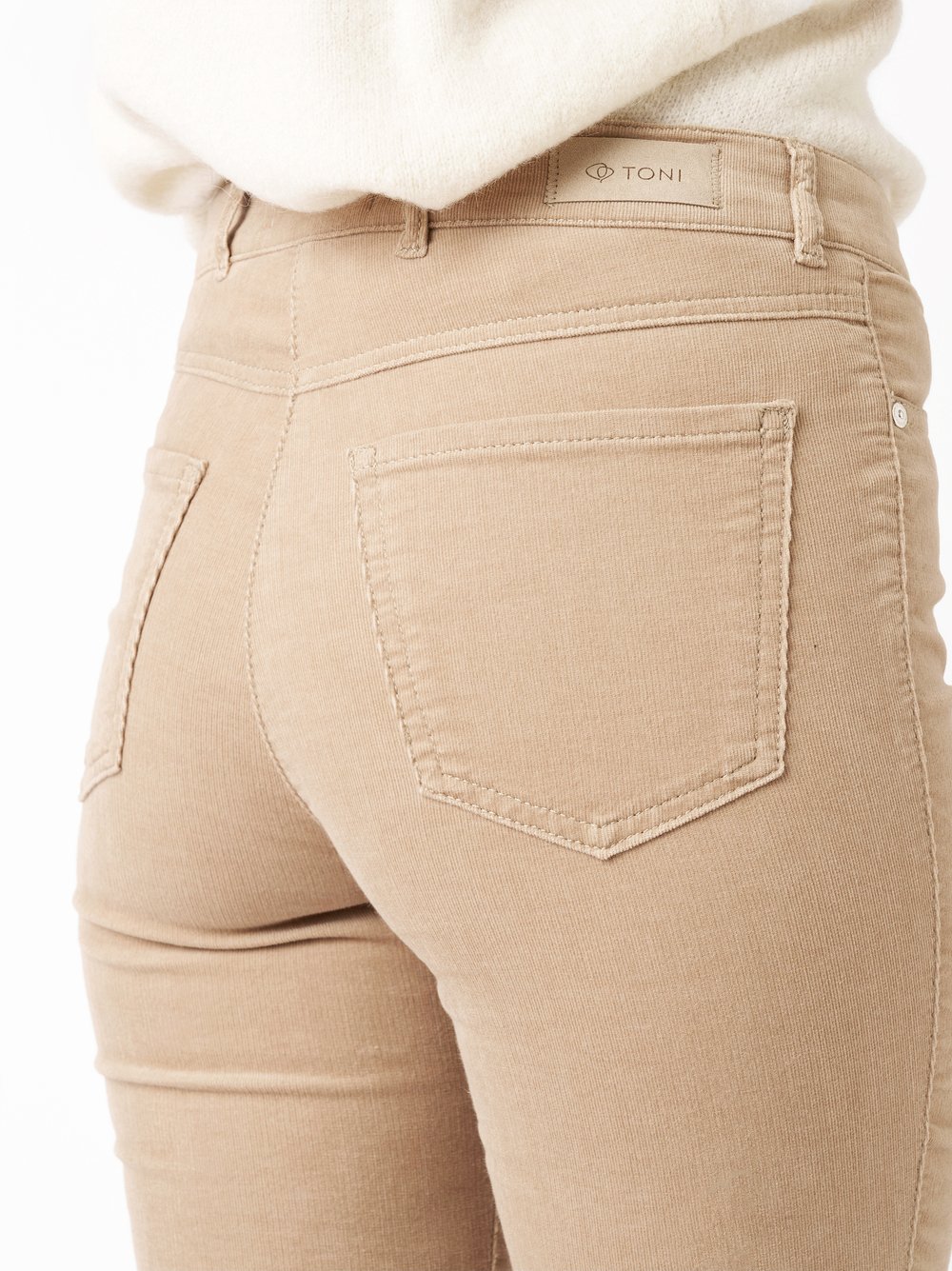 Trousers be loved beige detail view