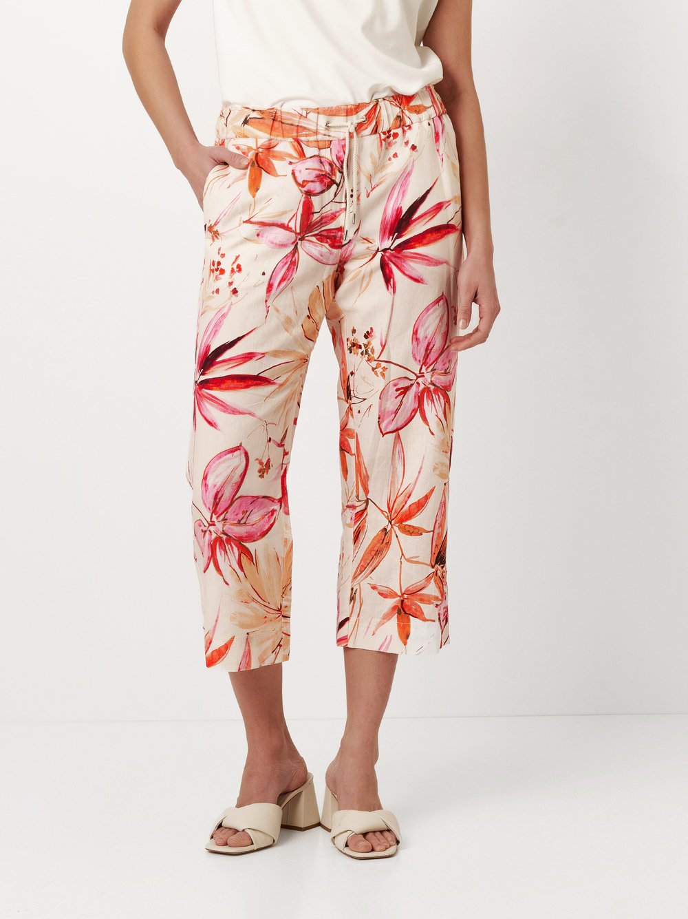 Hose Pia multicolour pink Vorderansicht