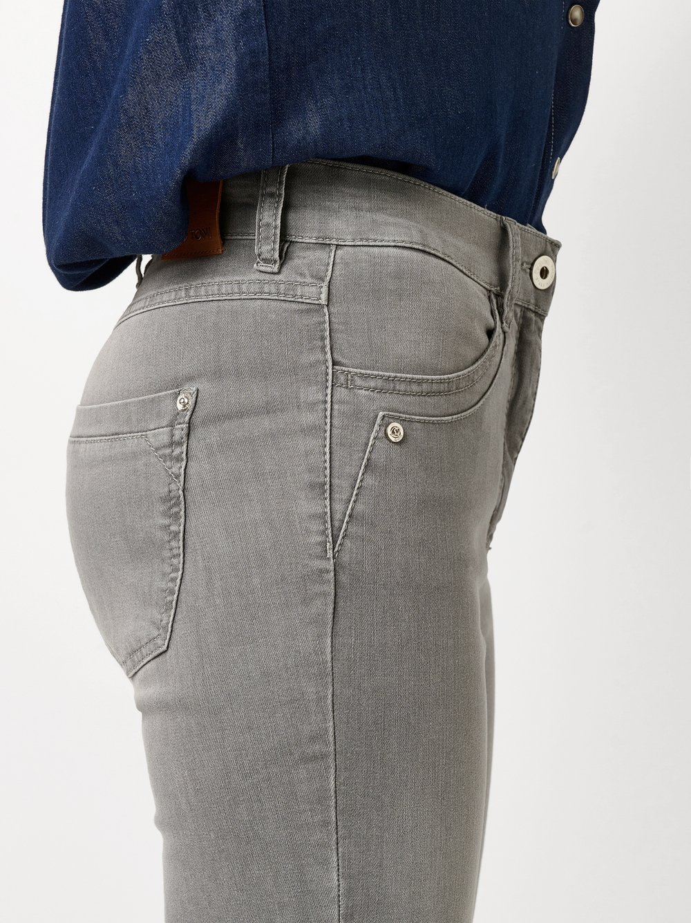 Jeans be loved grey Detailansicht