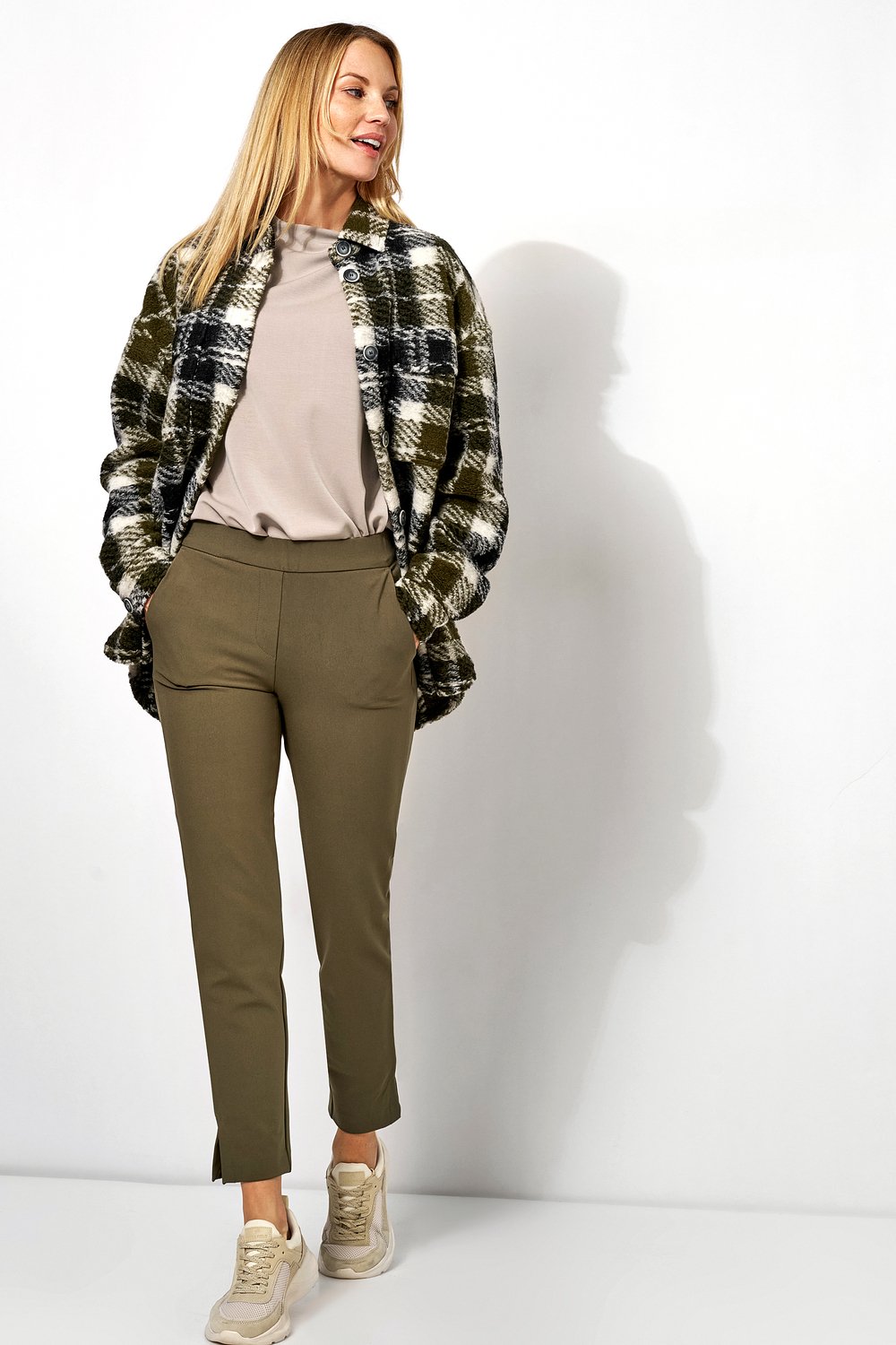 Bequeme Businesshose | Style »Jenny« forest green