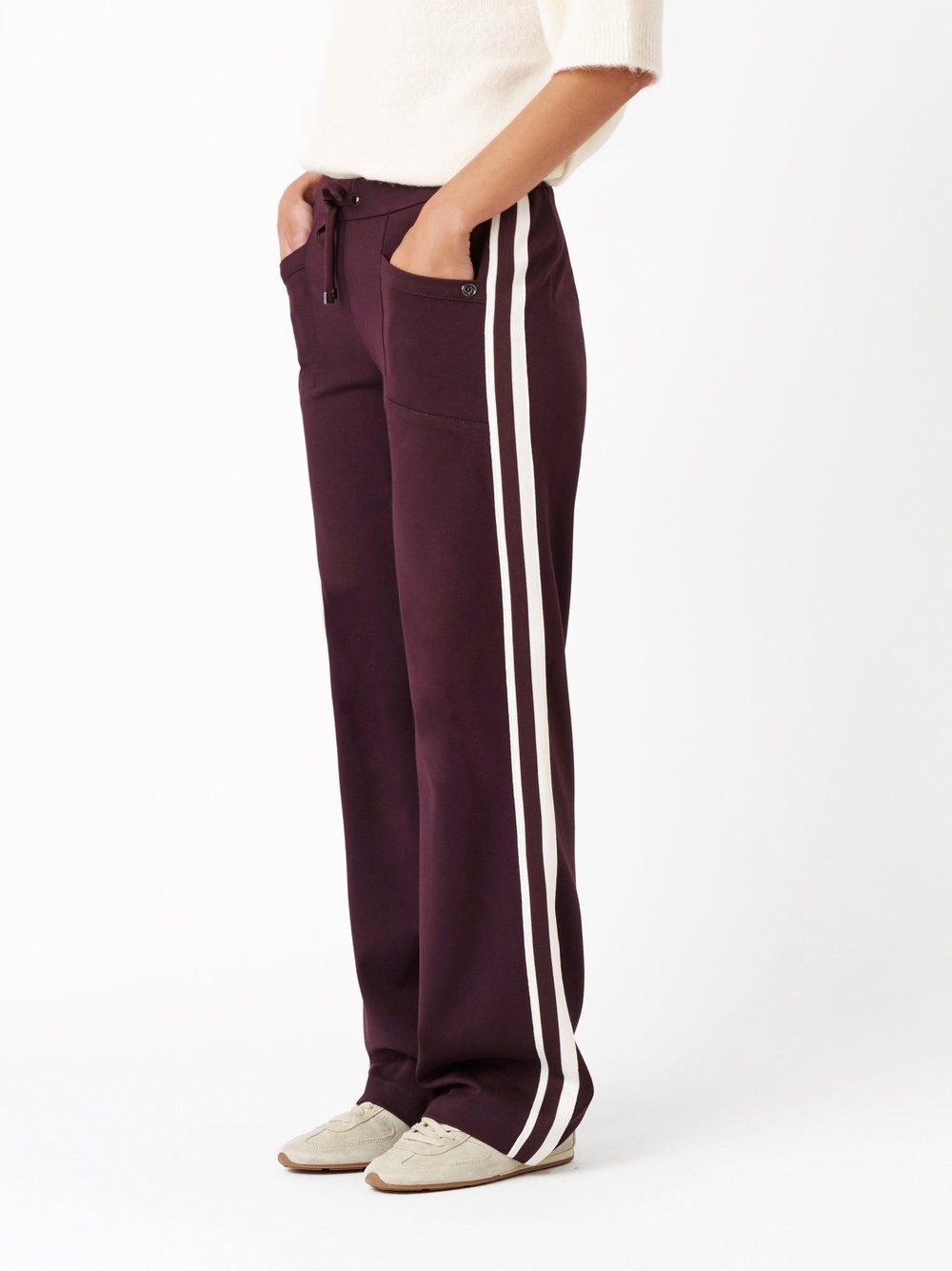 Trousers Sue wine front view