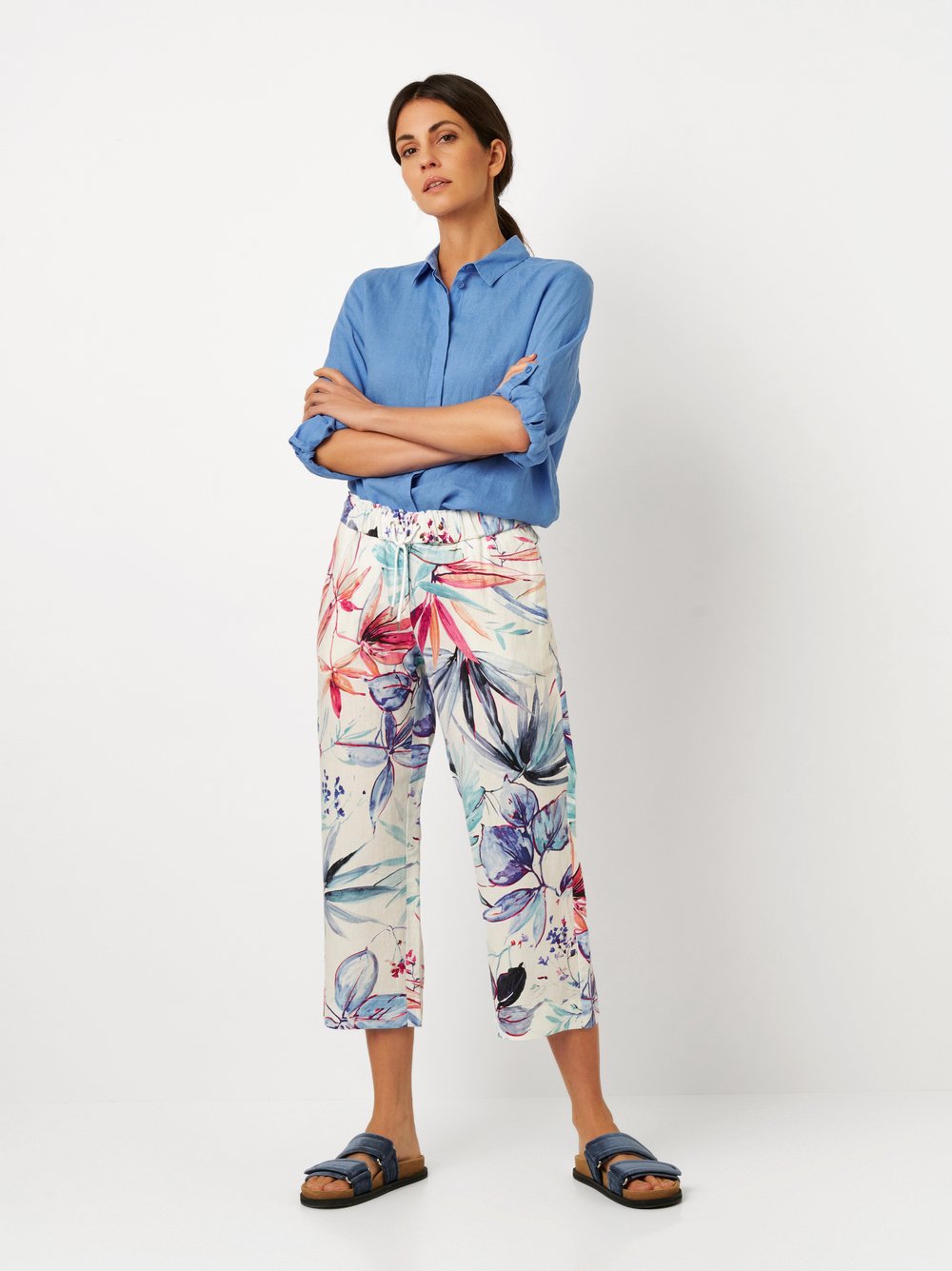 Hose Pia multicolour blue Outfitansicht