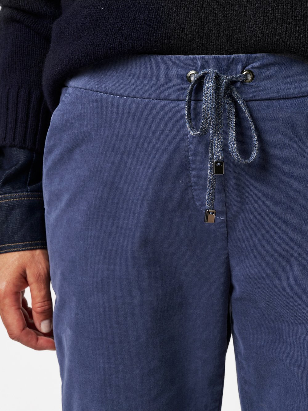 Hose Sue blue Detailansicht Hose Sue blue Detailansicht