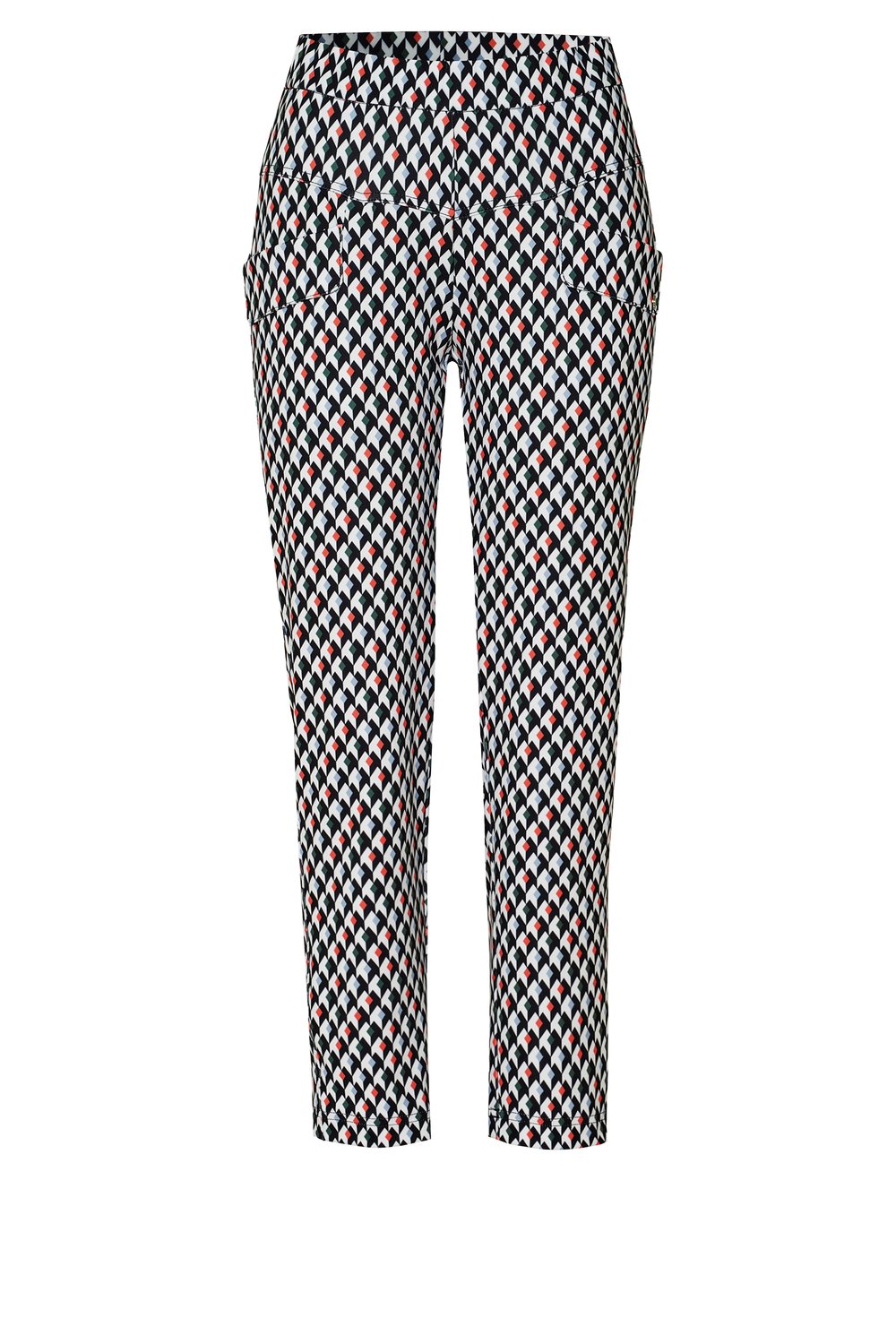 Trousers Jenny black/white hollow