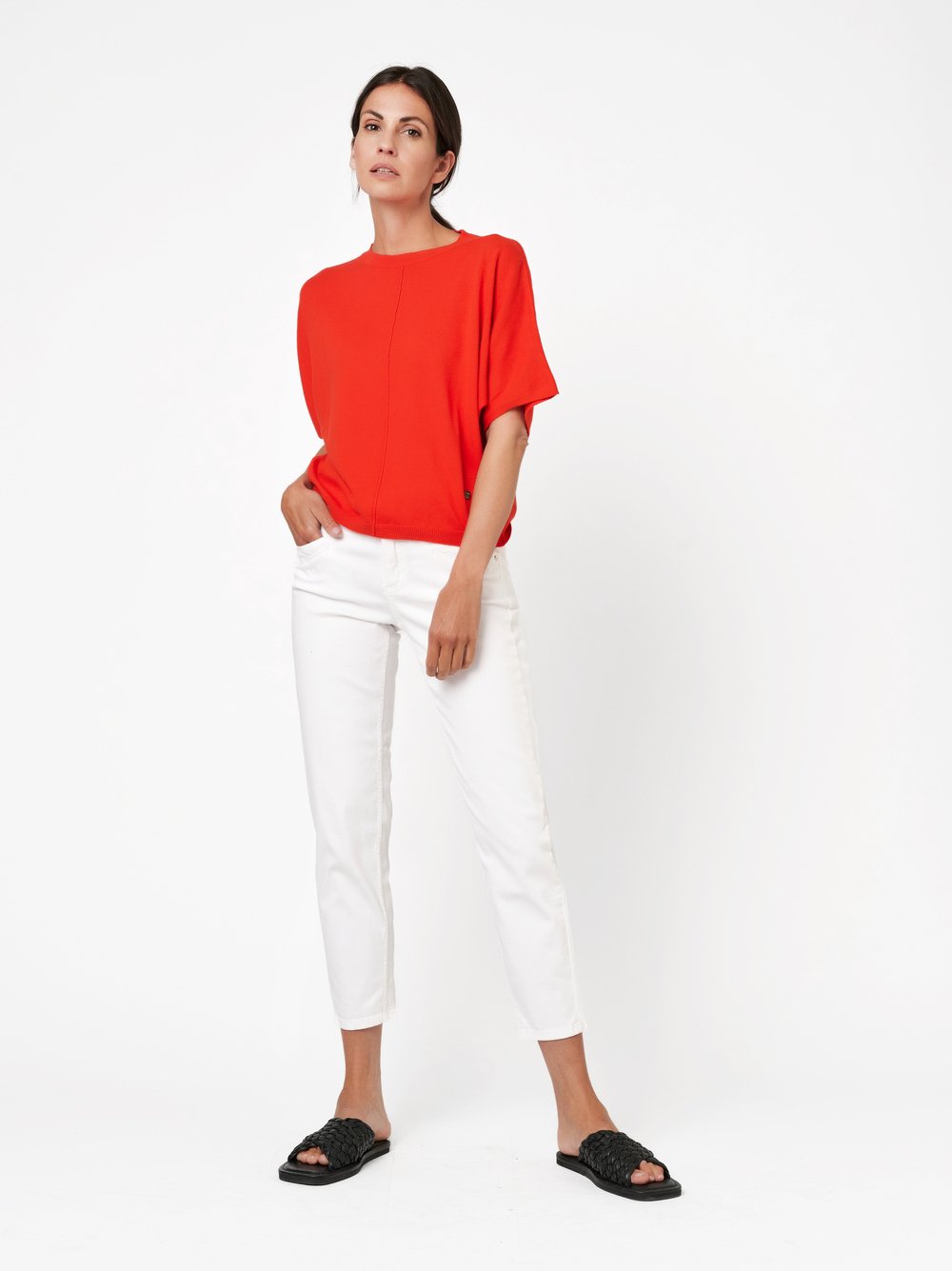Sommerliche 7/8-Jeans | Style »Liv« white
