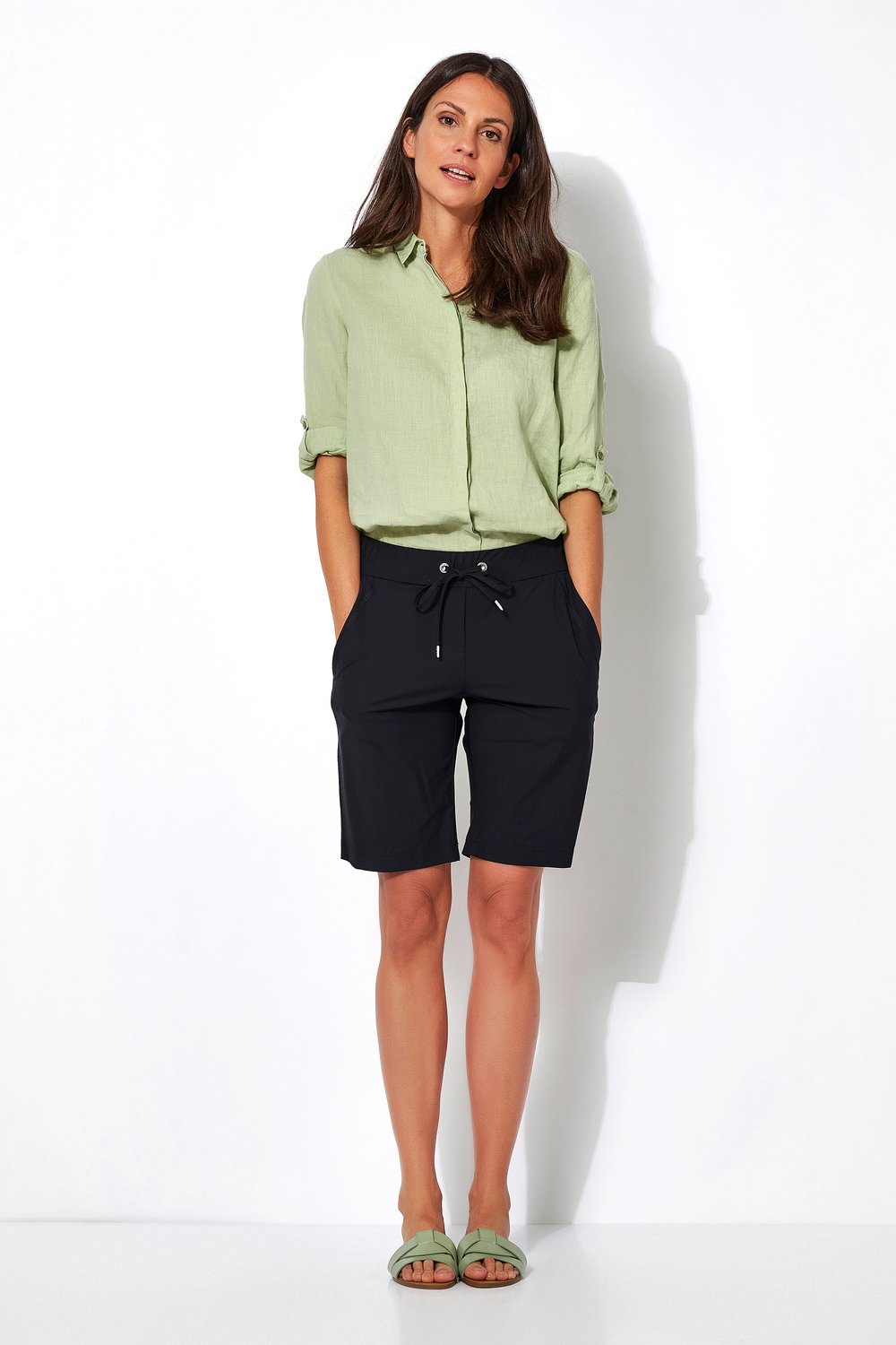 Leichte Shorts aus Jersey | Style »Sue« black