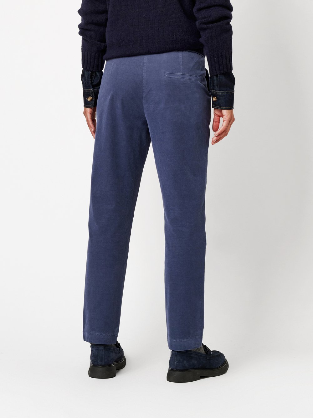 Trousers Sue blue rear view
