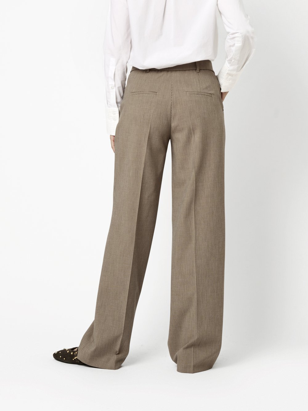 Hose Luisa brown Rueckansicht Hose Luisa brown Rueckansicht