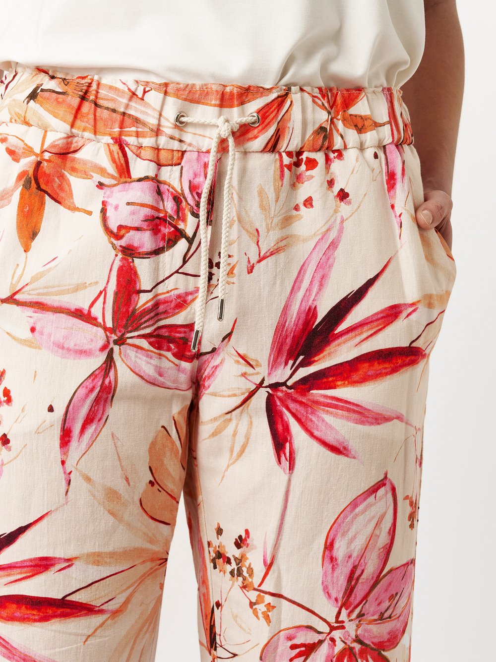 Hose Pia multicolour pink Detailansicht