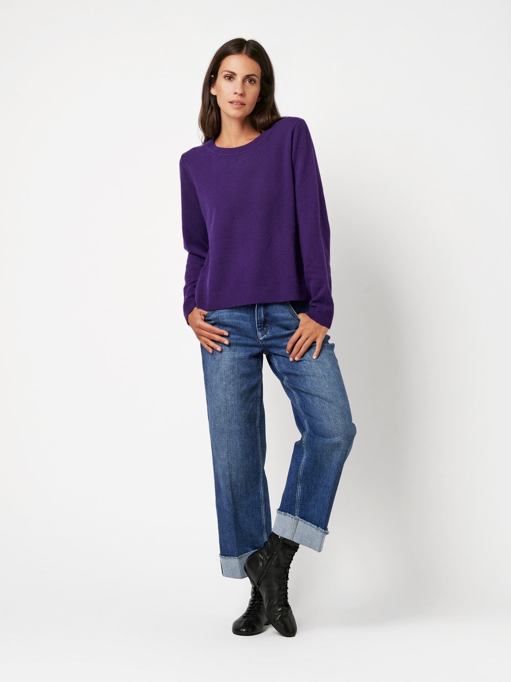 Pullover Gerit powder rose Outfitansicht