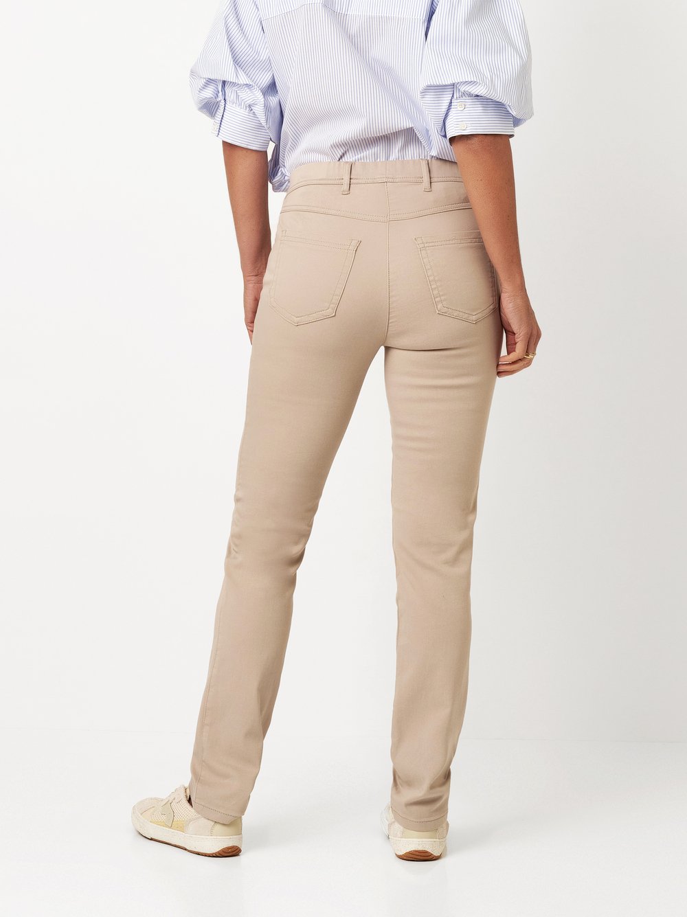 Hose Alice beige Rueckansicht Hose Alice beige Rueckansicht