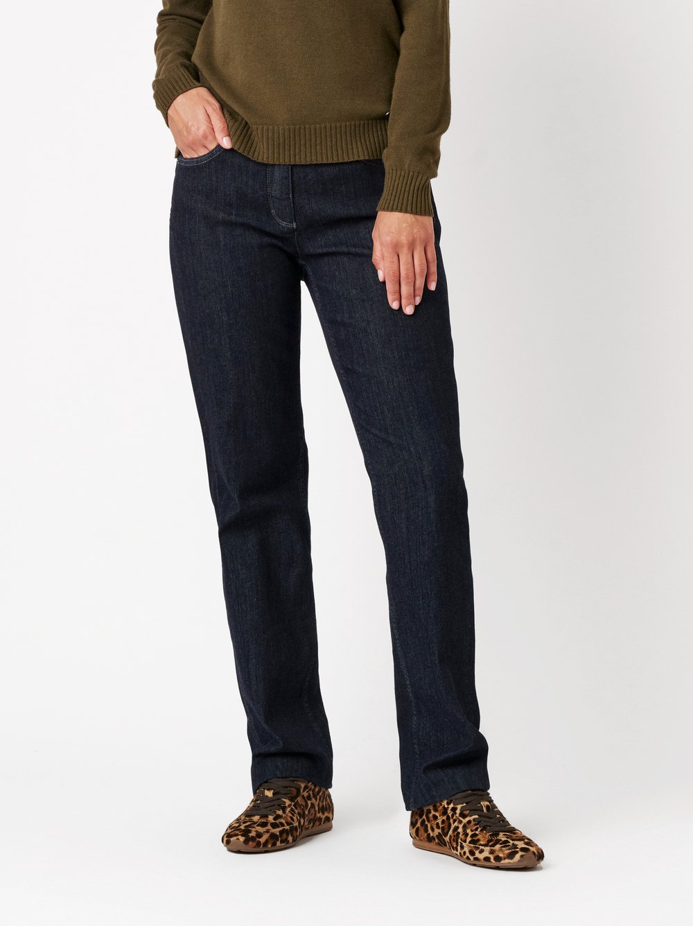 Jeans Honey rinsed blue front view