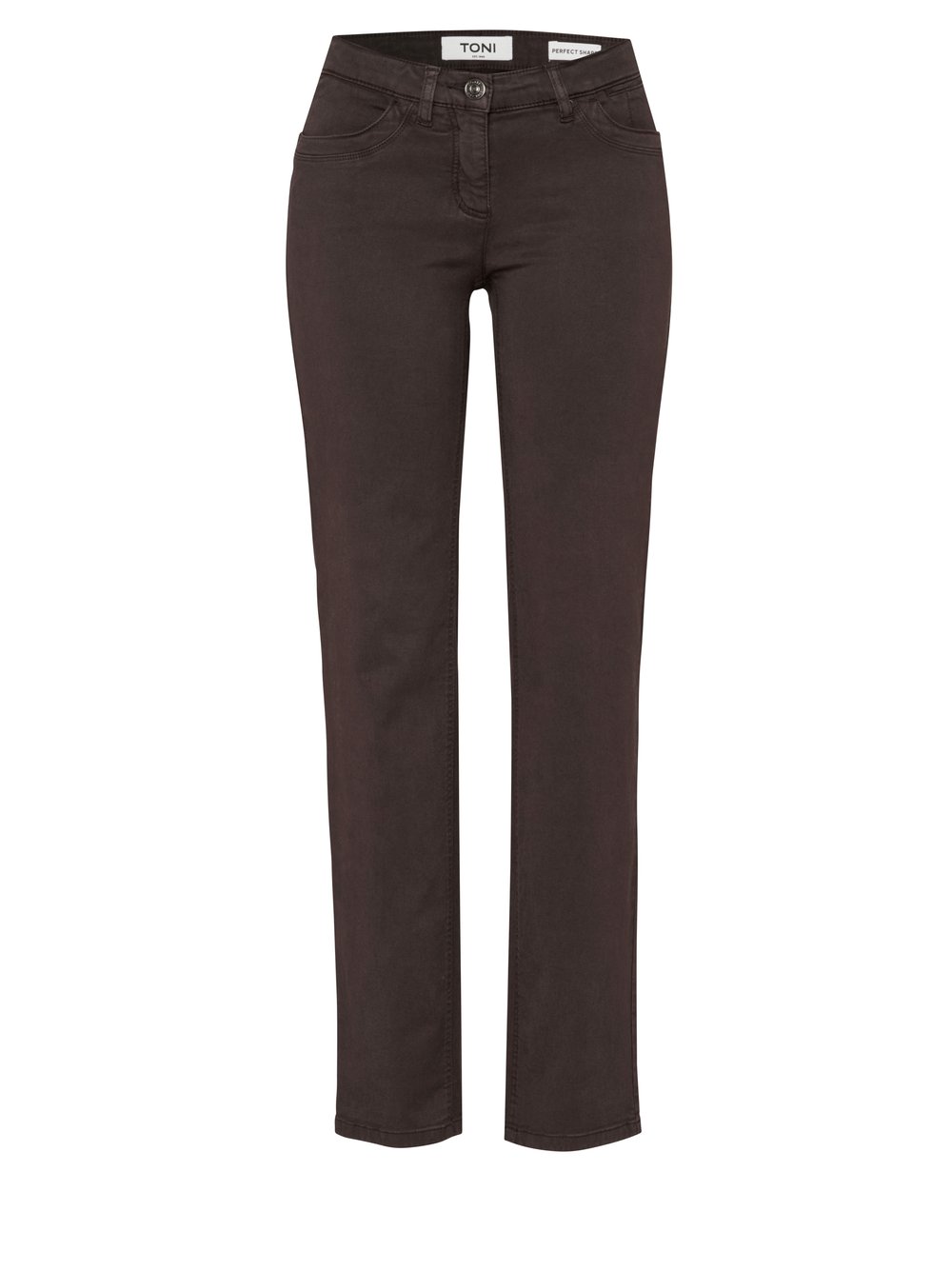 Softe Twillhose mit perfekter Passform | Style »Perfect Shape« Dunkelbraun