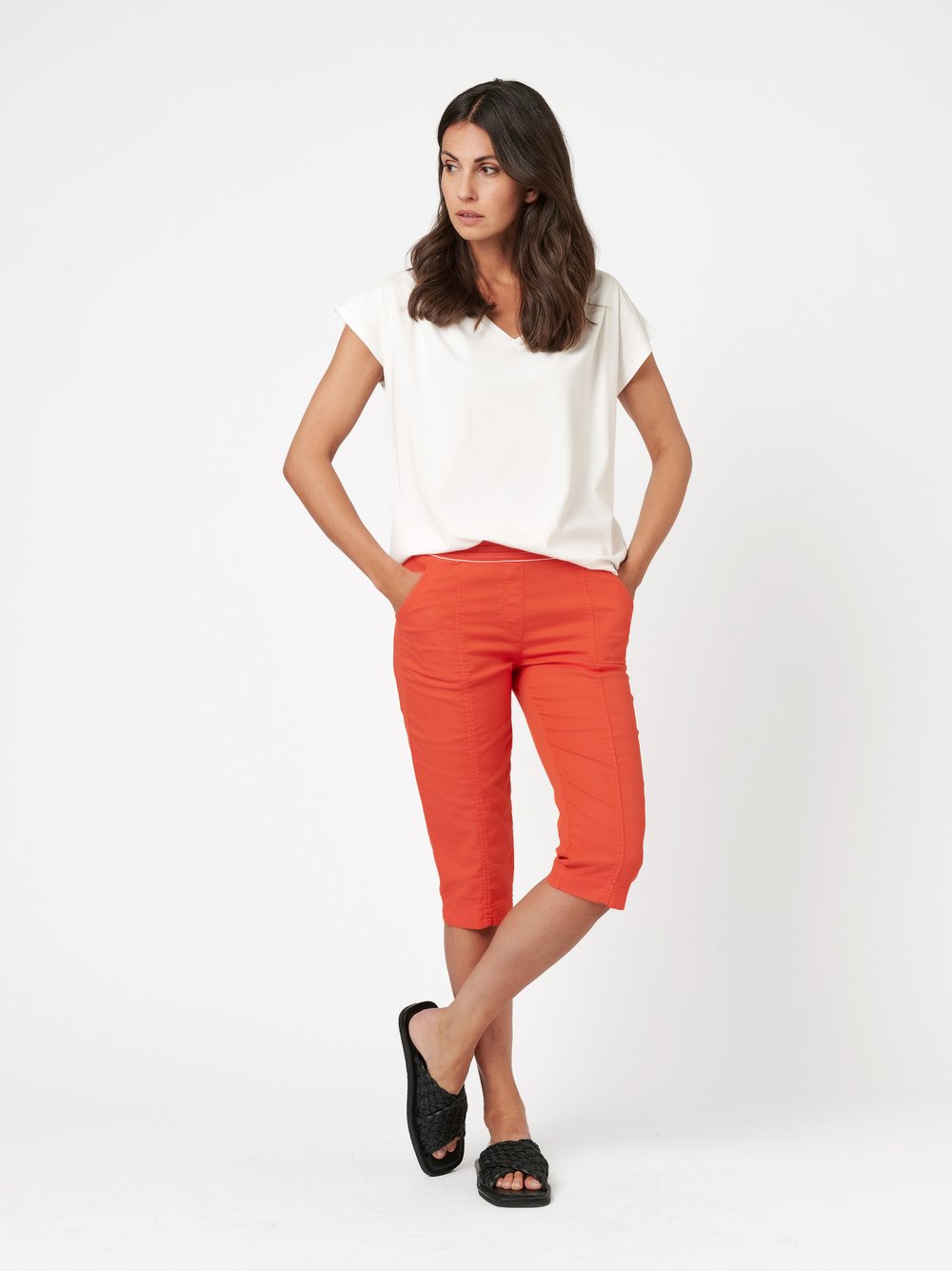 Luftige Caprihose | Style »Sue« red