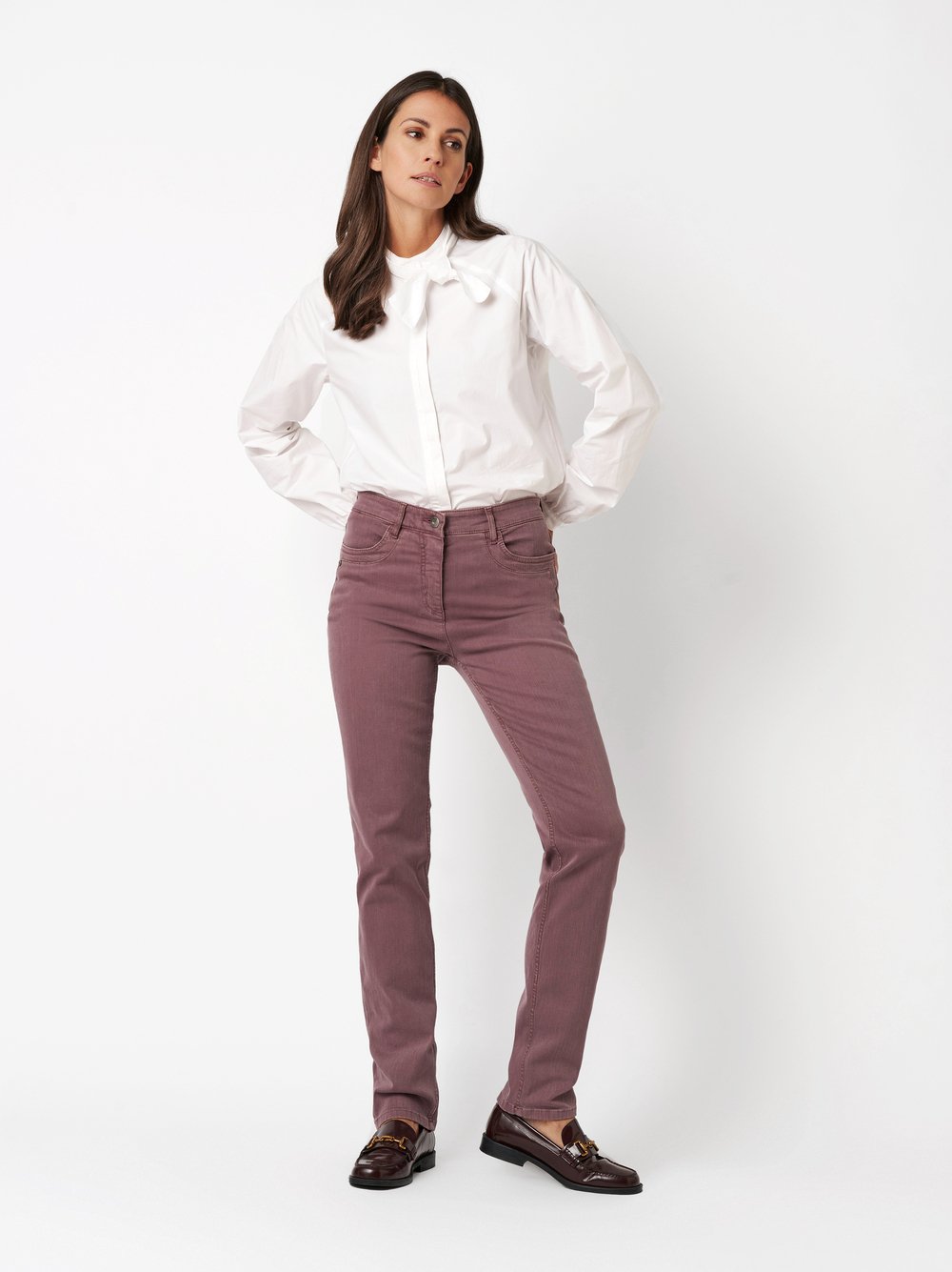 Jeans Be Loved mauve Outfitansicht