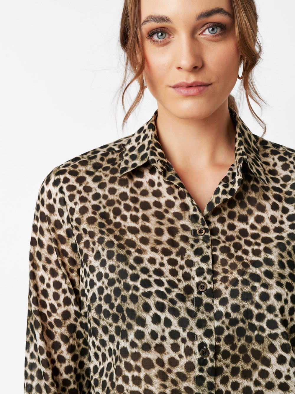 Bluse Clay khaki/black Detailansicht Bluse Clay khaki/black Detailansicht