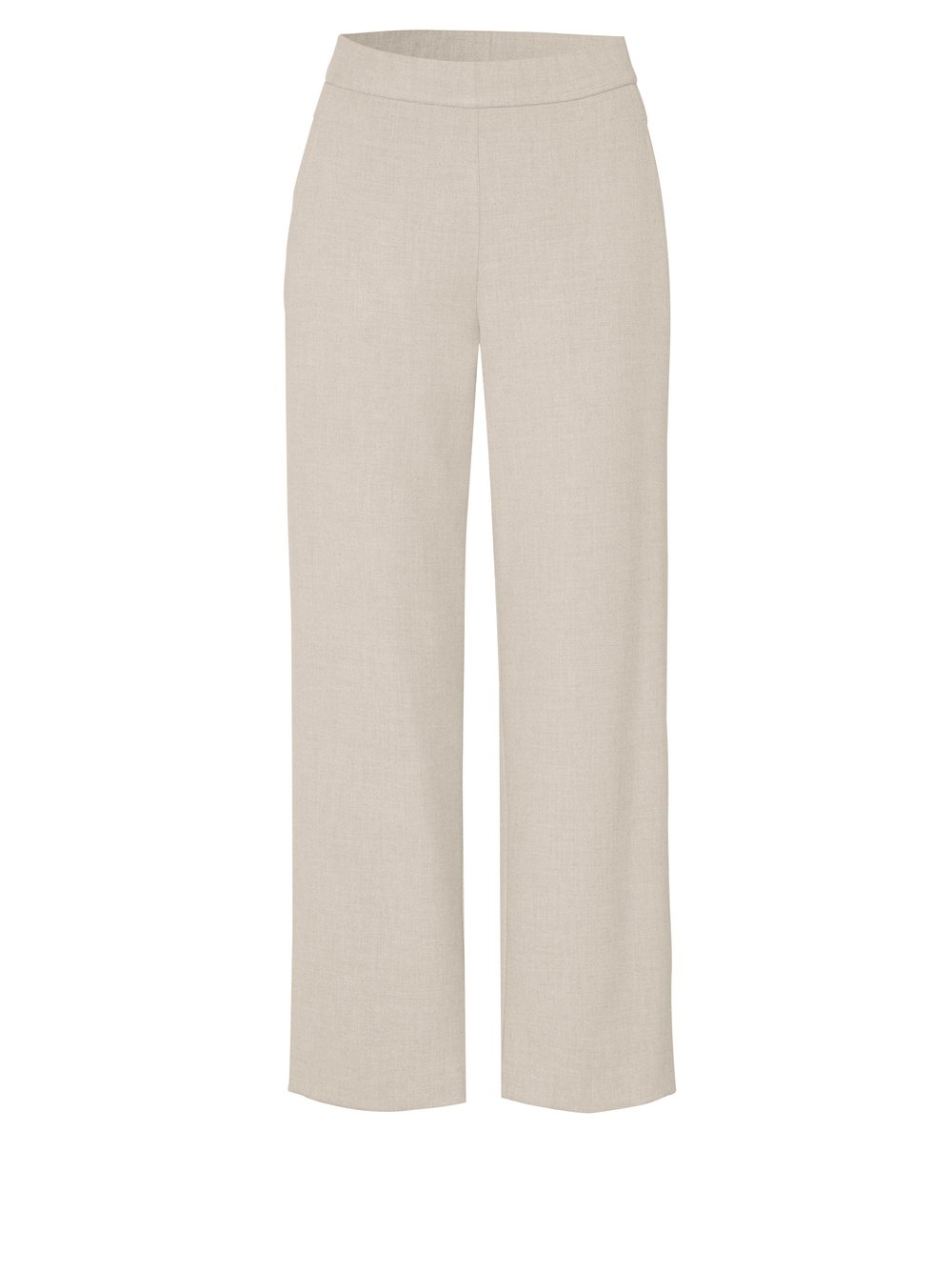Damenhose Sue 7/8 in Creme, Weite 7/8-Hose aus Gabardine, freigestellte Produktansicht