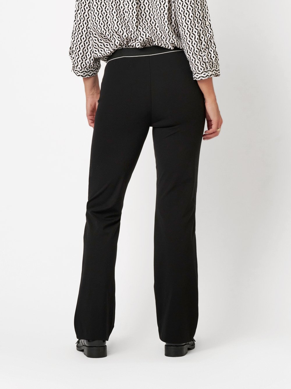 Trousers Alice black rear view Trousers Alice black rear view
