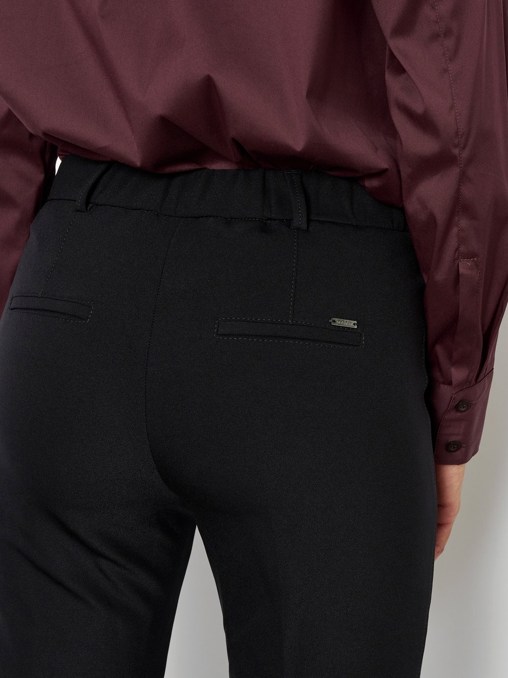 Tailoring-Hose mit Bügelfalten | Style »Jenny Smart« Schwarz