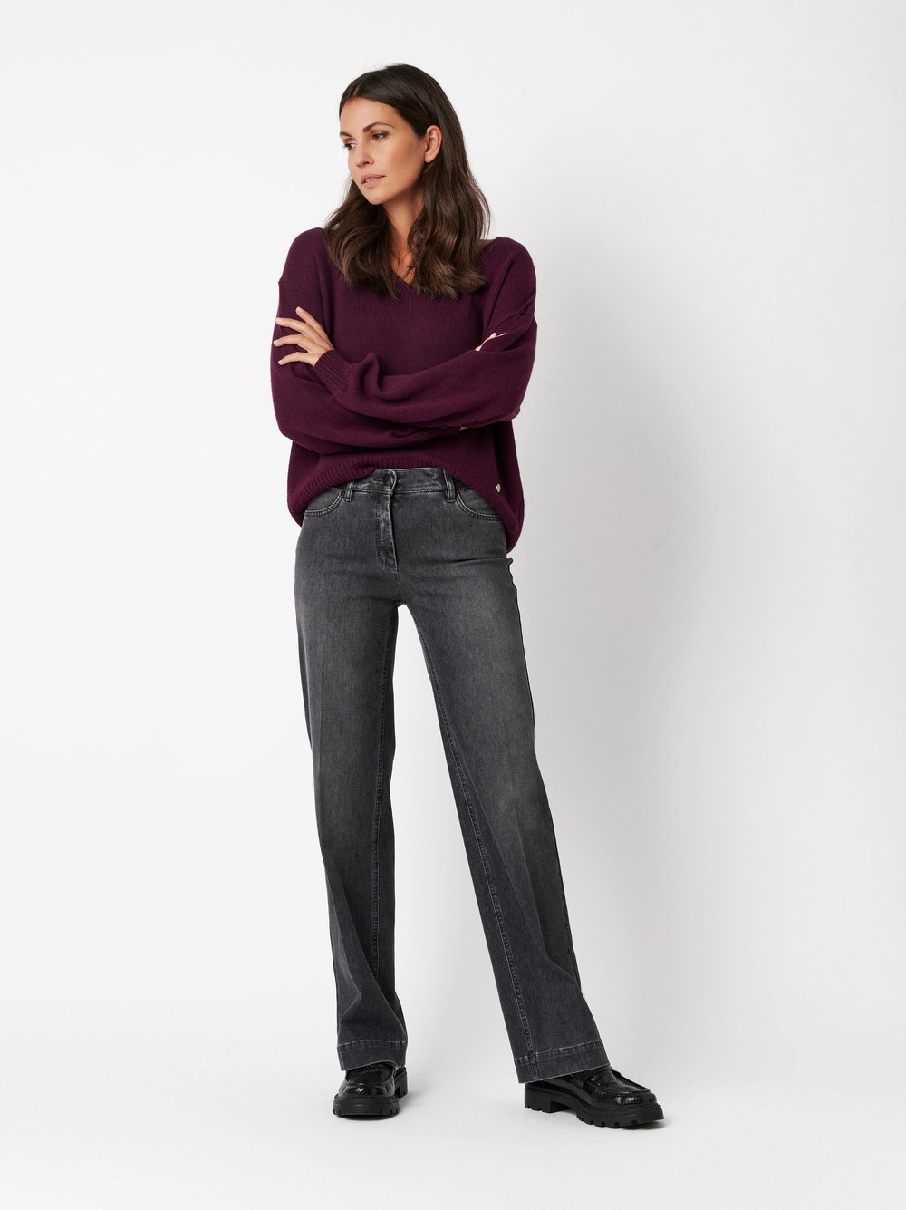 Jeans Jenny dark grey Outfitansicht