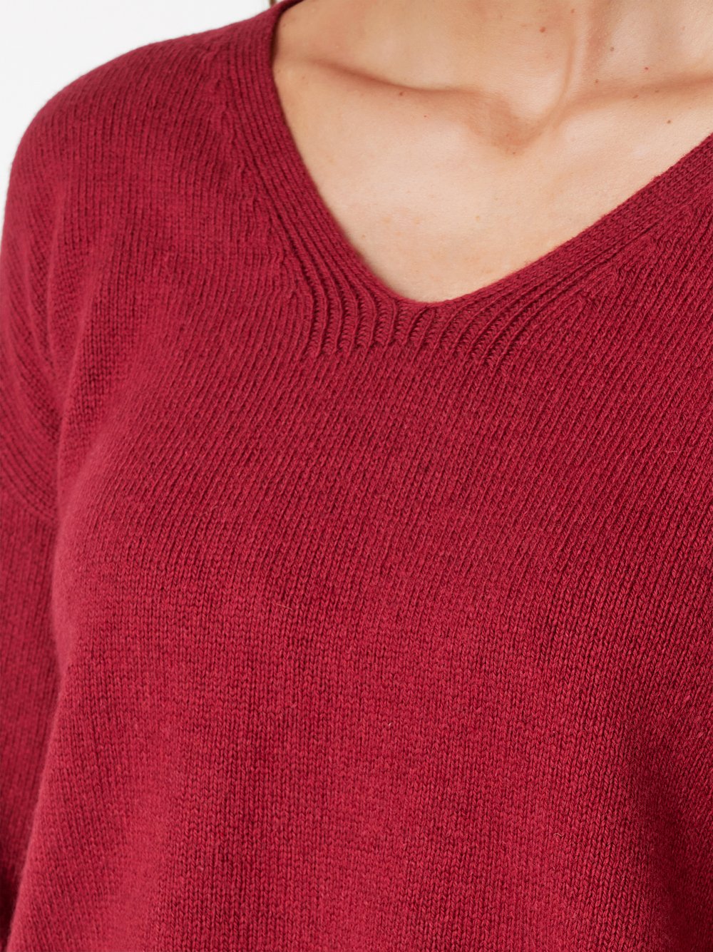 Pullover Ginger lipstick red Detailansicht