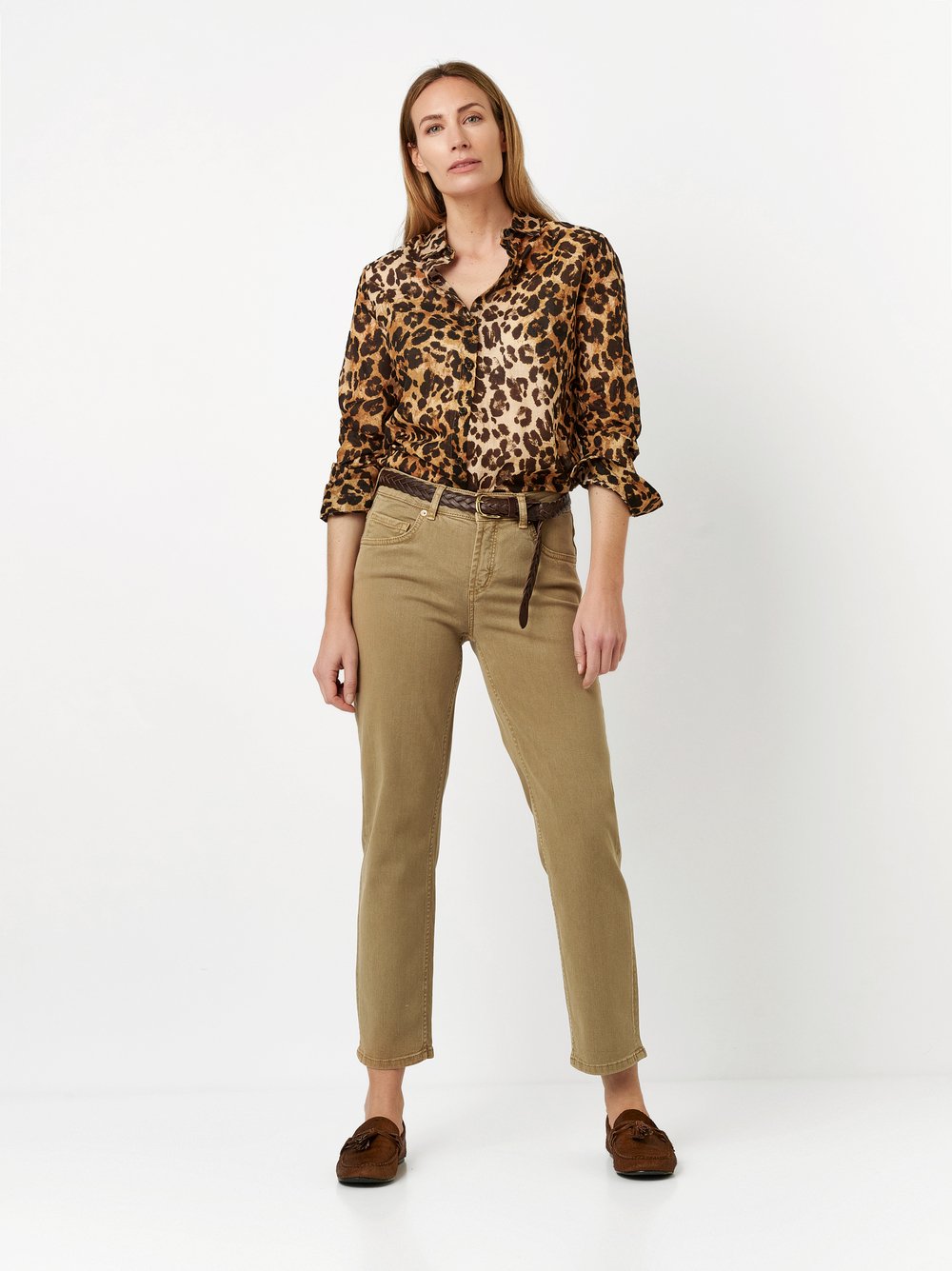 Jeans Ella brown Outfitansicht Jeans Ella brown Outfitansicht