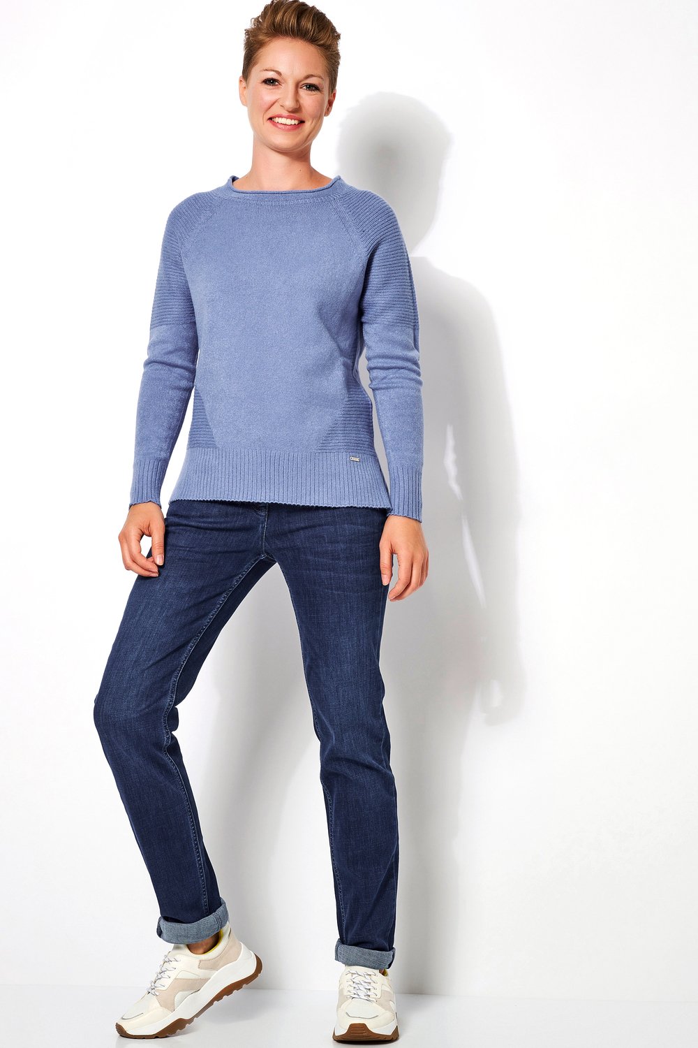 Authentische Shapingjeans | Style »Perfect Shape« mid blue used