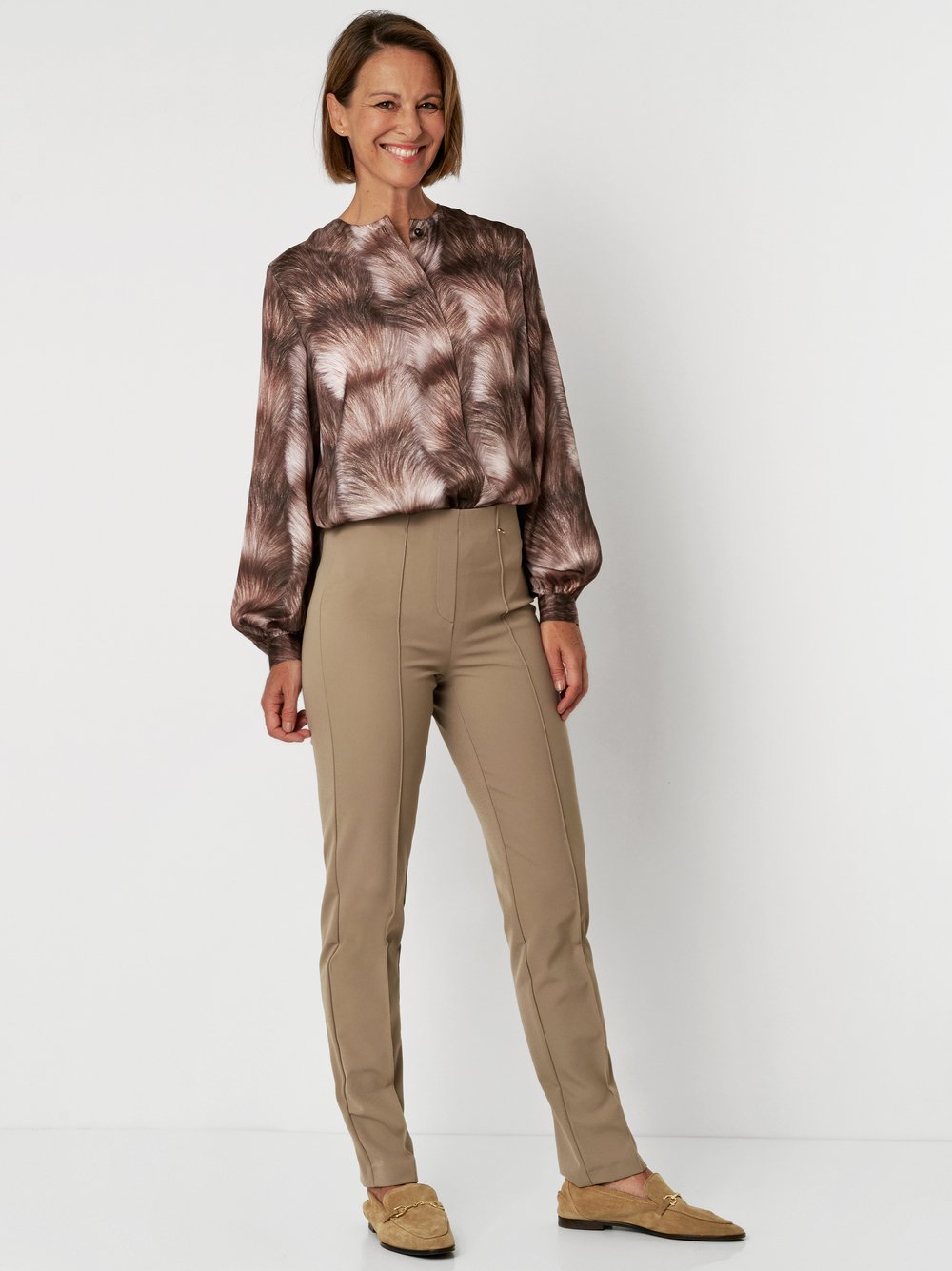 Smarte Businesshose | Style »Alice« taupe Smarte Businesshose | Style »Alice« taupe