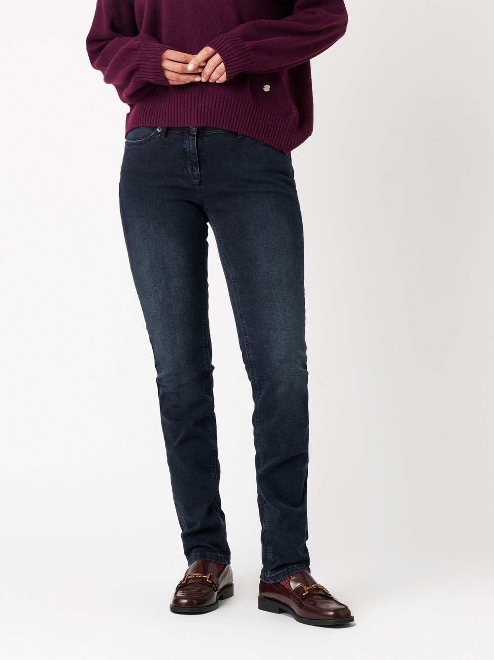 Jeans Perfect Shape dark blue front view