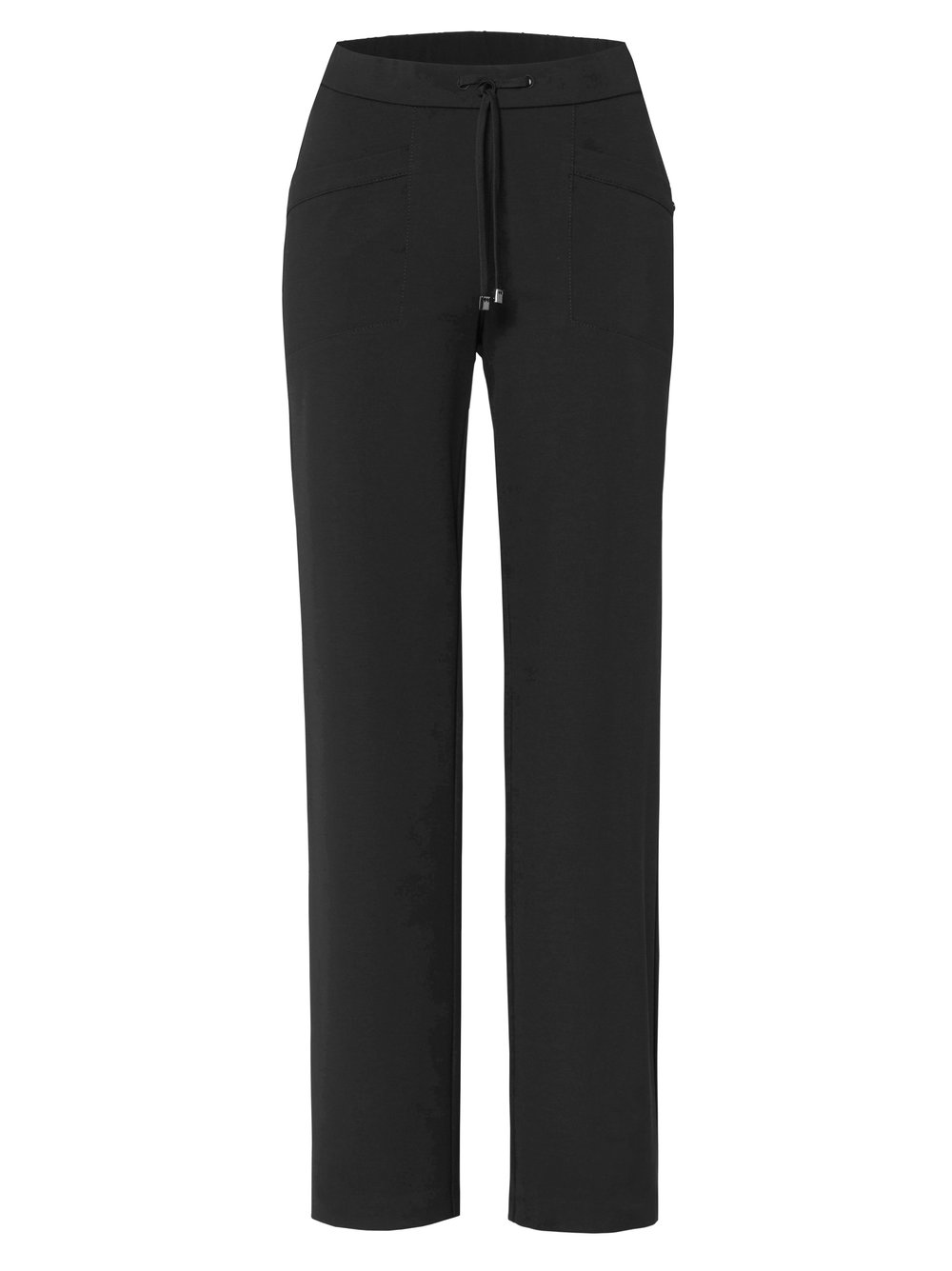 Wide-Leg Hose mit Tunnelzug | Style »Sue Wide« Schwarz