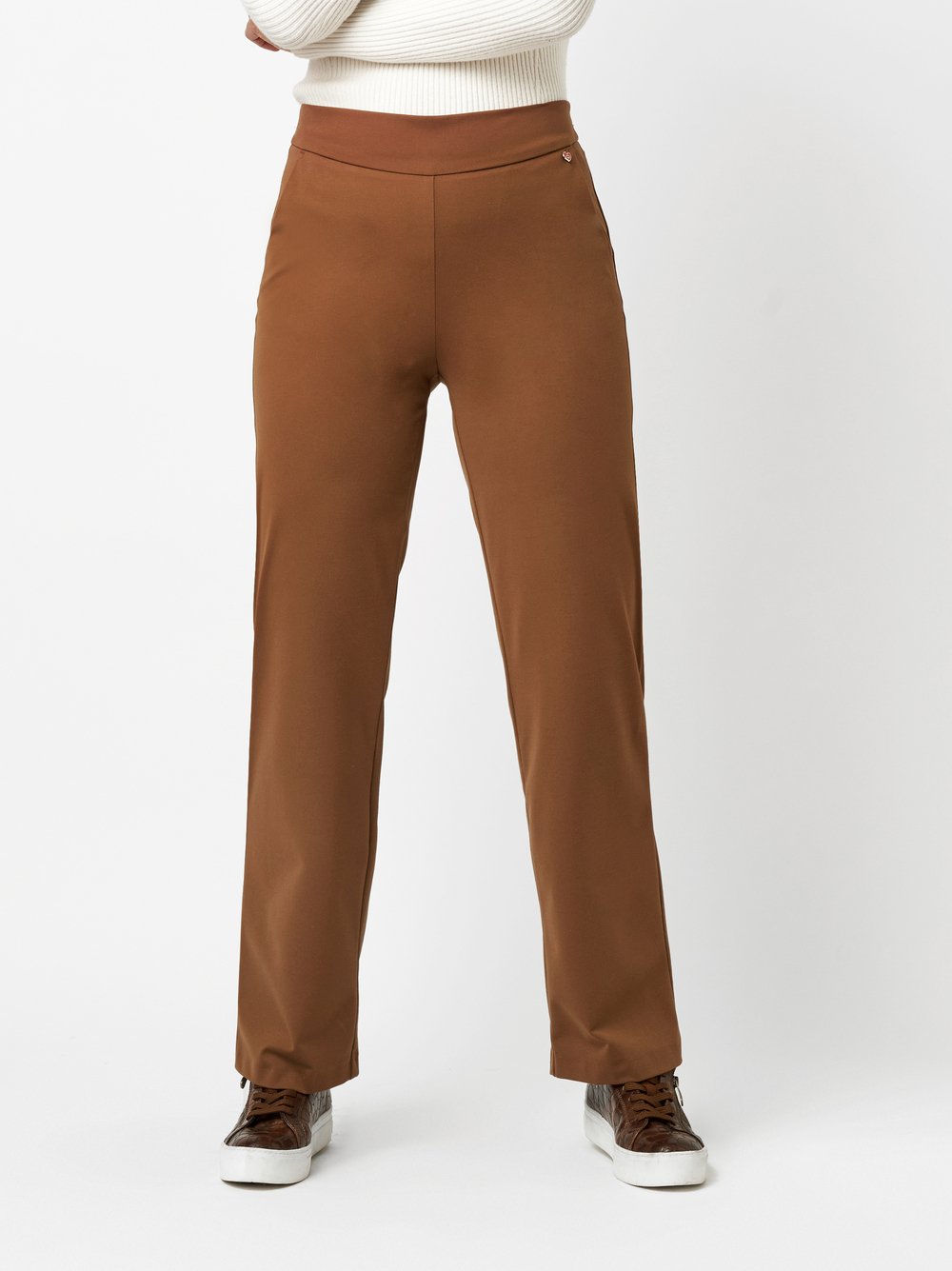 Trousers Scarlet camel front view