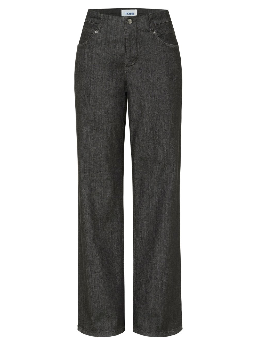 Damenjeans Liv Wide in Dunkelbraun, wide-Leg Jeans, freigestellte Produktansicht