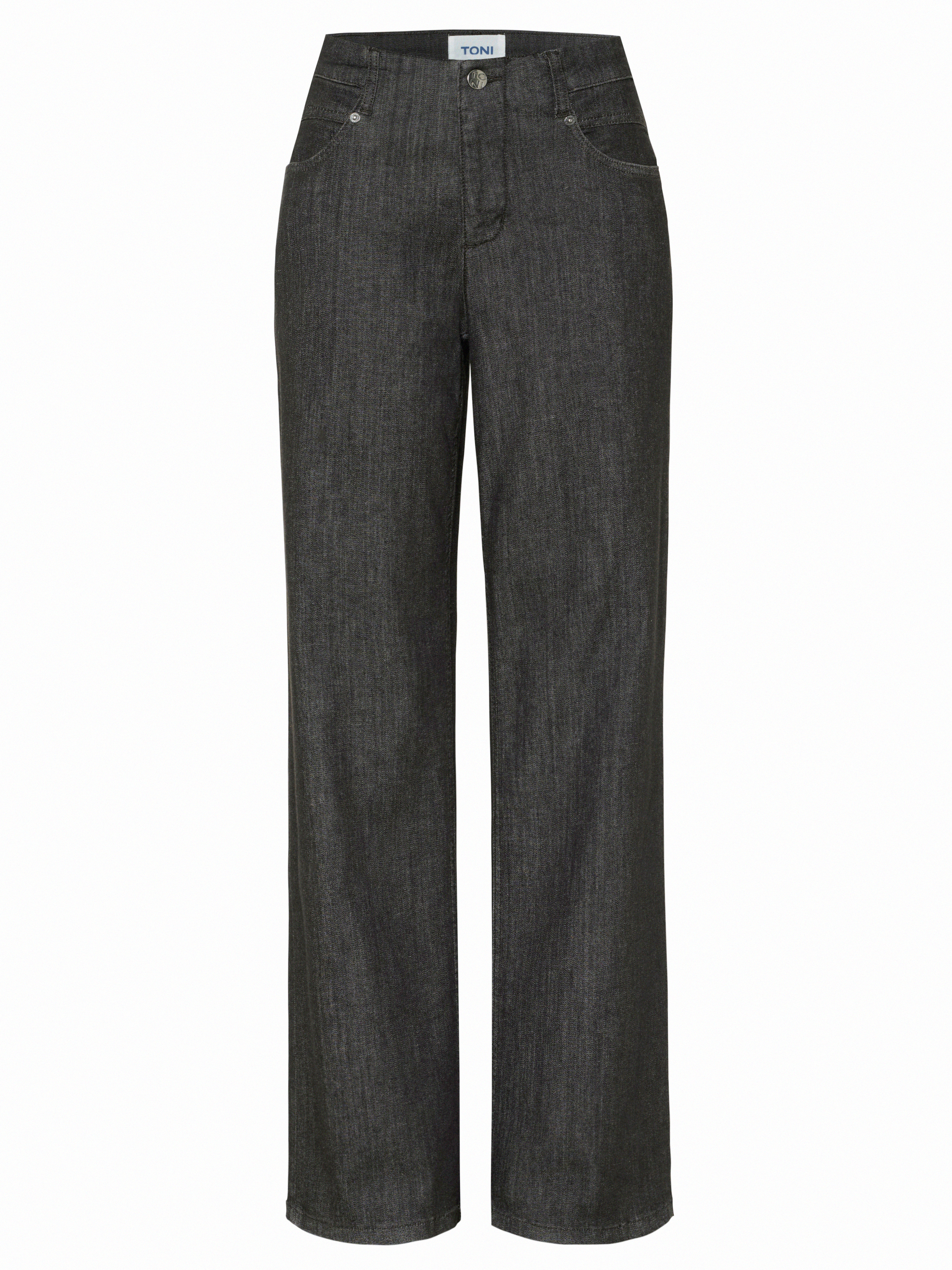 Damenjeans Liv Wide in Dunkelbraun, wide-Leg Jeans, freigestellte Produktansicht