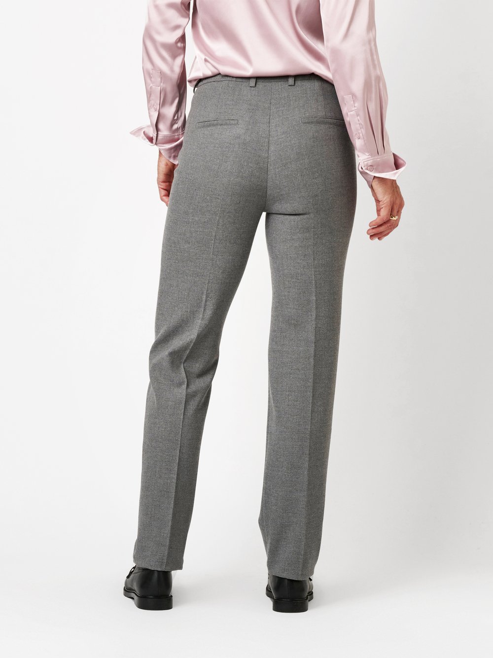 Trousers Steffi grey rear view Trousers Steffi grey rear view