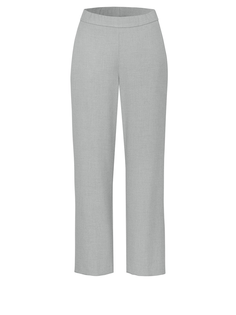Damenhose Sue 7/8 in Hellgrau, Weite 7/8-Hose aus Gabardine, freigestellte Produktansicht