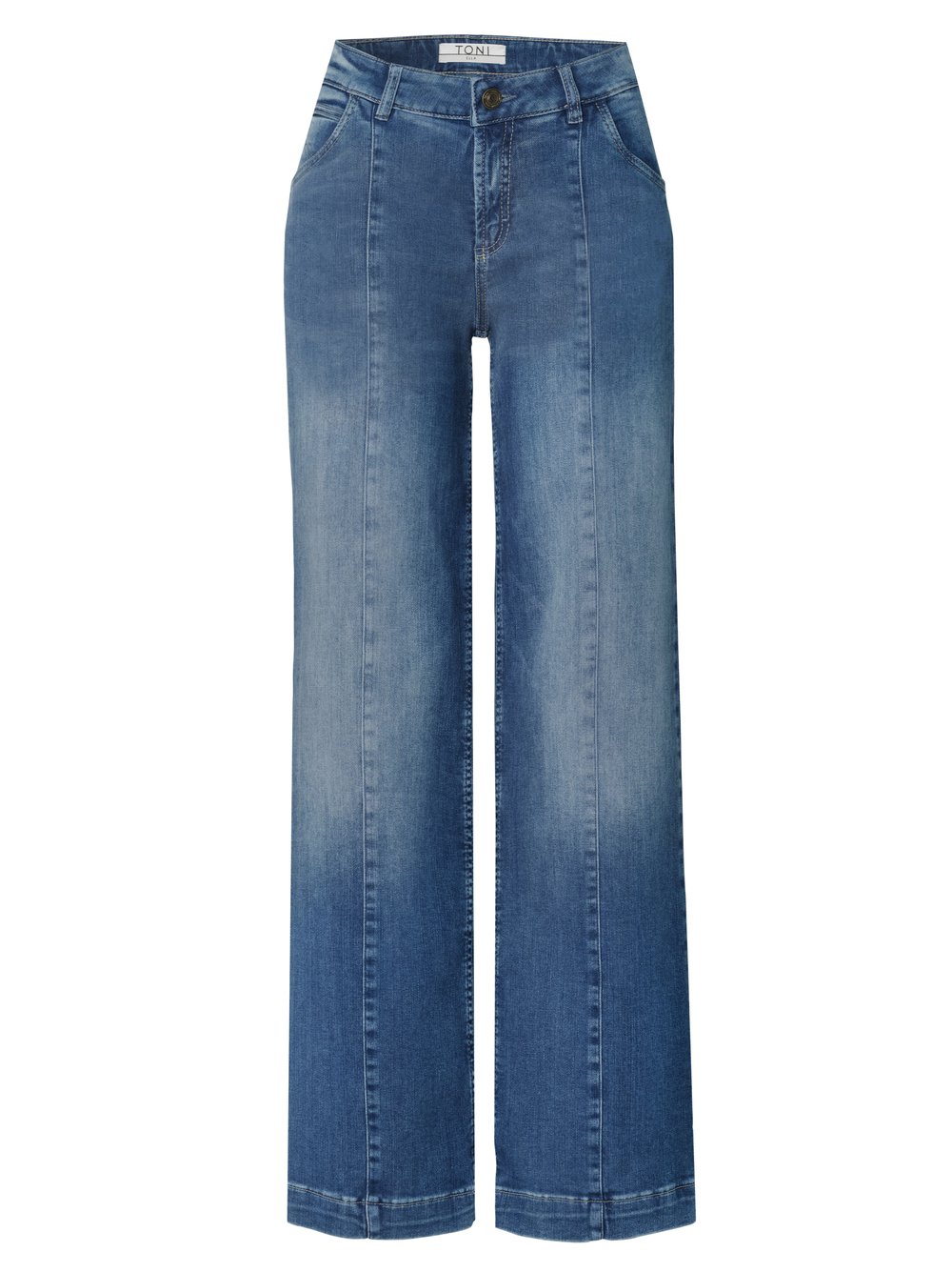 Jeans Ella mid blue hollow