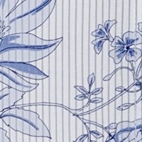 Farbmuster Bluse in white / blue