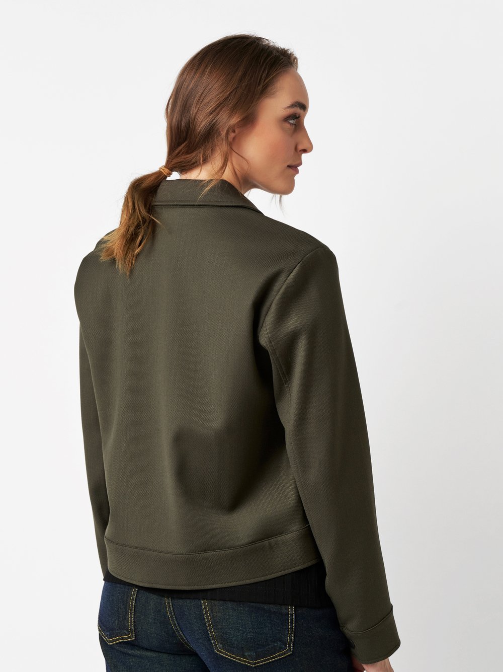 Jacke Jara olive Rueckansicht Jacke Jara olive Rueckansicht