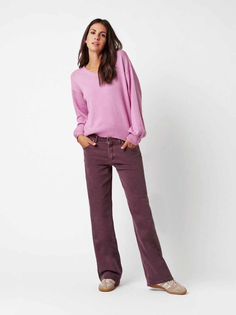 Jeans Liv mauve Outfitansicht